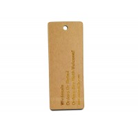 Kraft paper customized gold foil gift hang tag printing