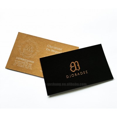 Eco friendly luxury  create mini christmas jewelry gift screen printing post card custom logo rose gold foil business cards