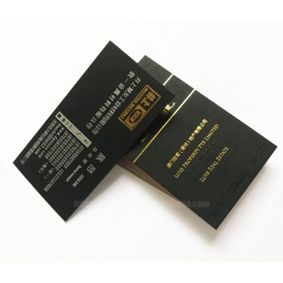 Crystal emboss foil name card printing business card letterpress